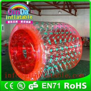 Wholesale QinDa Inflatable water toys water roller for sale inflatable water bubble roller from china suppliers