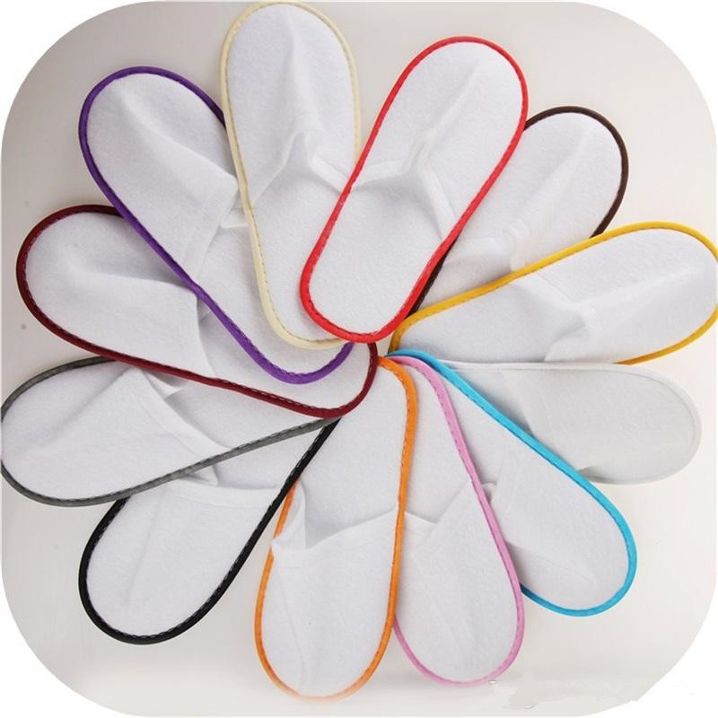 Surgical Anti Slip Coral Fleece Disposable Hotel Slippers