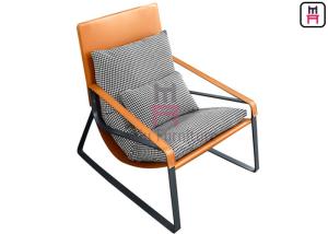Wholesale Tanned Leather 42cm Height 0.7cbm Single Sofa Chair Headrest from china suppliers
