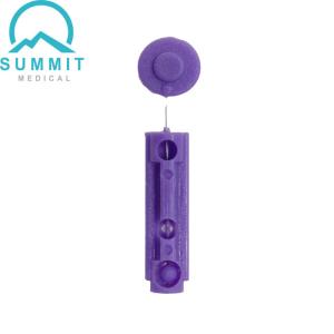 Wholesale Purple 5.5cm Twist Blood Lancet , Medical Disposable Twist Lancets 28G from china suppliers