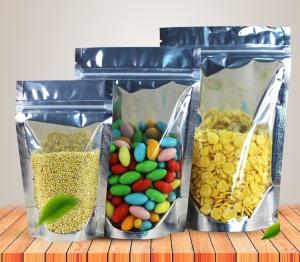 Wholesale Strong Laminated Stand Up Clear Zipper Pouch Printing Gusset Bag from china suppliers