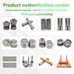 Cosmetic TiN Mold Sprue Bushing Injection Molding Sturdy Durable