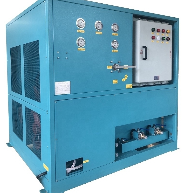 High Pressure R13 R23 Refrigerant Recovery Machine SF6 Oil Less Recovery Unit For Ultra Low Temperature Equipment