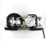 Double Cylinder Metal Car Air Compressor DC12Volt With Pressure Gauge