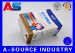 Children Nutrition Packaging Box Blue Metallic UV Spot Embossed Printing Paper