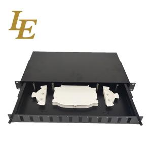 Wholesale 12 Ports Fiber Optic Patch Panel Box Drawer Type from china suppliers