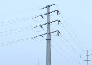 Wholesale Dodecagonal 110KV Hot Dip Galvanization Steel Electric Power Pole For Telecommunication from china suppliers