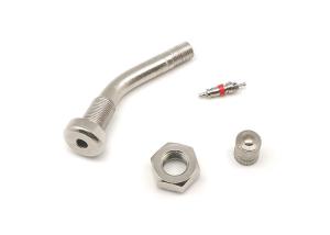 Wholesale O Ring Metal Tire Valve Stem Nickel Plated TR543D For Trucks Cap Brass Bend 60° from china suppliers