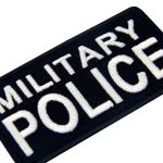 Decorative Military Police Embroidered Patch Machine Washable