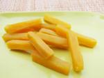 IQF Individually Quick Frozen Steamed Sweet Potato Sticks, red skin, white flesh