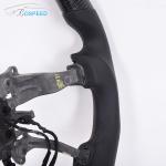 Smooth Customization Defender Leather Steering Wheel Land Rover Real Carbon