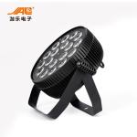 18PCS RGBWA +UV LED Par DJ Light From 0-100% Electronic Dimming