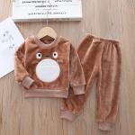 Winter Children's Cartoon Cat Pajamas Cute Home Wear For Baby Girl