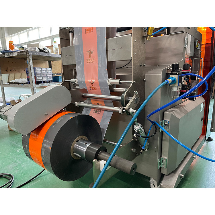 SS304 Fried Peanut Snacks Back Seal Bagging Machine With Multihead Weigher