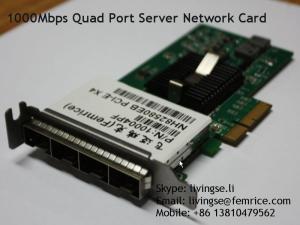 Wholesale PCI Express x4 x8 x16, Quad Port 1000Mbps Server Network Adapter, SFP Slot LC Fiber from china suppliers