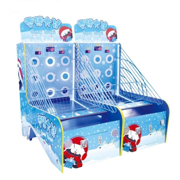 2 Players Redemption Arcade Machines , Snow Brawl Soccer Shooting Ball Game