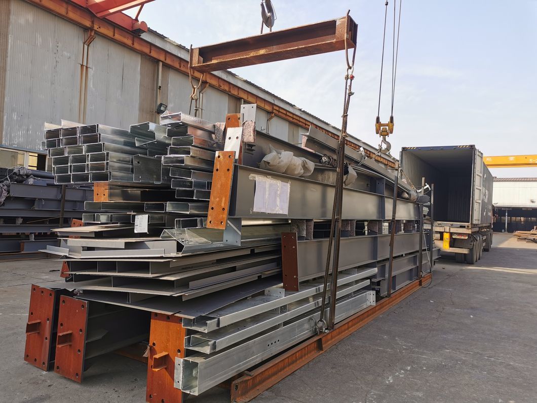 Hot DIP Galvanized Welded Ms Steel Metal Structure Frame