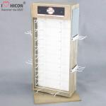 Custom 2-Way Sunglasses Display Case , Wooden Sunglasses Display For Retail Shop