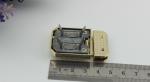 Wholesale zinc alloy hardware accessories shiny gold metal purse turn lock for