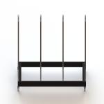 Shoulder Pad Steel Display Rack Rugby Clothes 4 Holders Display Stand