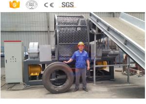 Wholesale High efficiency truck tyre cutter recycling production line manufacturer with CE from china suppliers