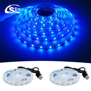 Wholesale 5V 8mm 120LEDs Blue LED Strip Light Electroplate SMD2835 Ideal for Indoor and Outdoor from china suppliers