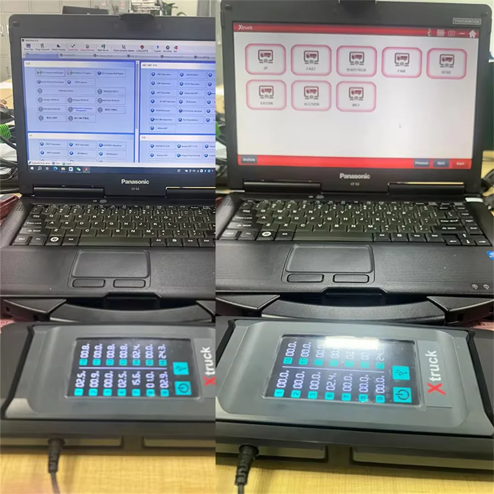 Getac F110 Tablet For FAST SINOTRUCK truck diagnostic tool Xtruck Chassis Inspection tool ZF gearbox transmission