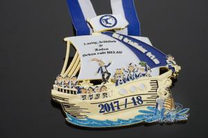 Wholesale Carnival Orden Medaille Soft Enamel Medals 3D Effect Many Stones On Medallion from china suppliers