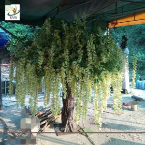 Wholesale UVG WIS010 7ft green fake wisteria blossom artificial trees for home garden decoration from china suppliers