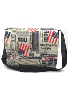 Wholesale 420D Polyester Travel Messenger Bag Pouch With Printing / Embroidery Logo from china suppliers