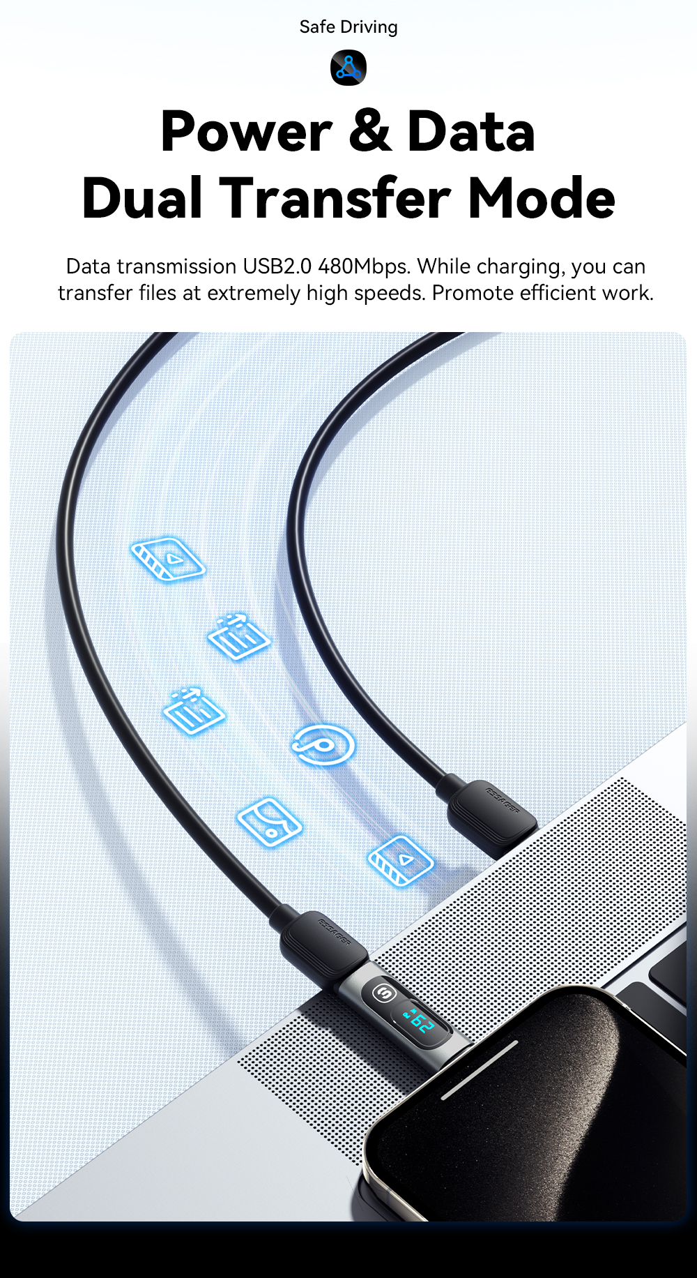 ESSAGER ES-OTG16 Series USB OTG Adapter Android OTG Type C 240w
