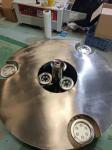 Stainless Steel Water Floating Fountain With Lamp And Pump
