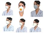Fluid Repellent Disposable Protect Mask Cup Shape Hygienic Skin Friendly