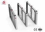 Stainless Steel Automatic Turnstile Gate 600-1200mm Passage Width
