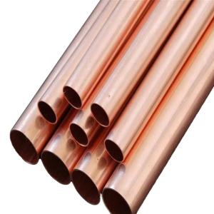 Wholesale C10200 Round Copper Pipe OD 1/2&quot; 3/4&quot; Tube Copper Annealed Seamless from china suppliers