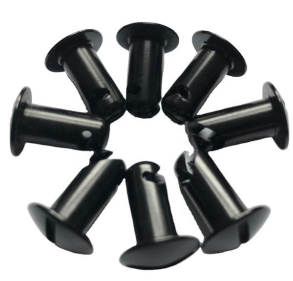 Universal 7/16"x.500" Black Quarter Turn Dzus Stud Aluminum Fastener for All