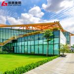 Steel Structure Construction Showroom Office 1000 Tons Building