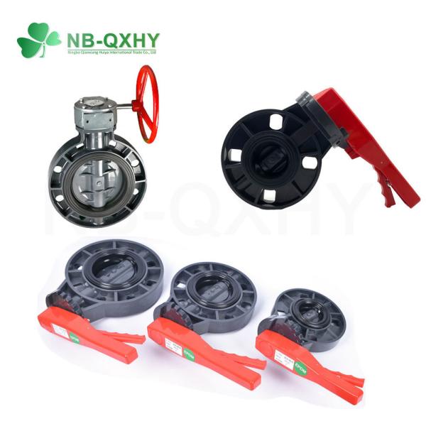 Plastic Gray Industrial Valve CPVC PVC Ball Valve Water Butterfly Valve