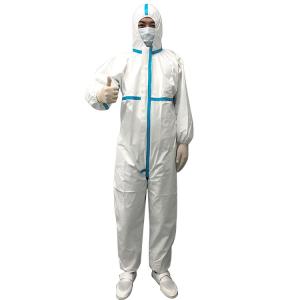 Wholesale Anti Bacteria Disposable Overalls Protective Suit S-XXXL from china suppliers
