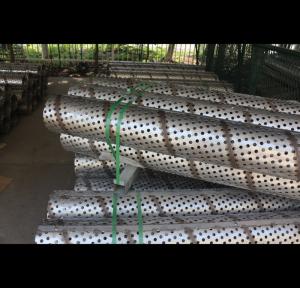 Wholesale Galvanized Perforated Stainless Tube , Commercial 316 Perforated Round Tubing from china suppliers