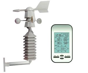 Wholesale Large Screen Display Professional Weather Station Outdoor Temperature Range -40 To 60 ° C from china suppliers