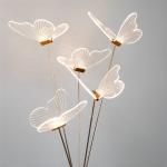 Romantic Wedding Lights Decoration 5 Head Butterfly LED Wedding Walkway Lights