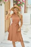 Summer Sleeveless Floral Casual Dress United States MID Long Sundress