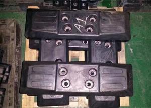 Wholesale Protective Chain On Excavator Rubber Pads Black Color High Performance from china suppliers