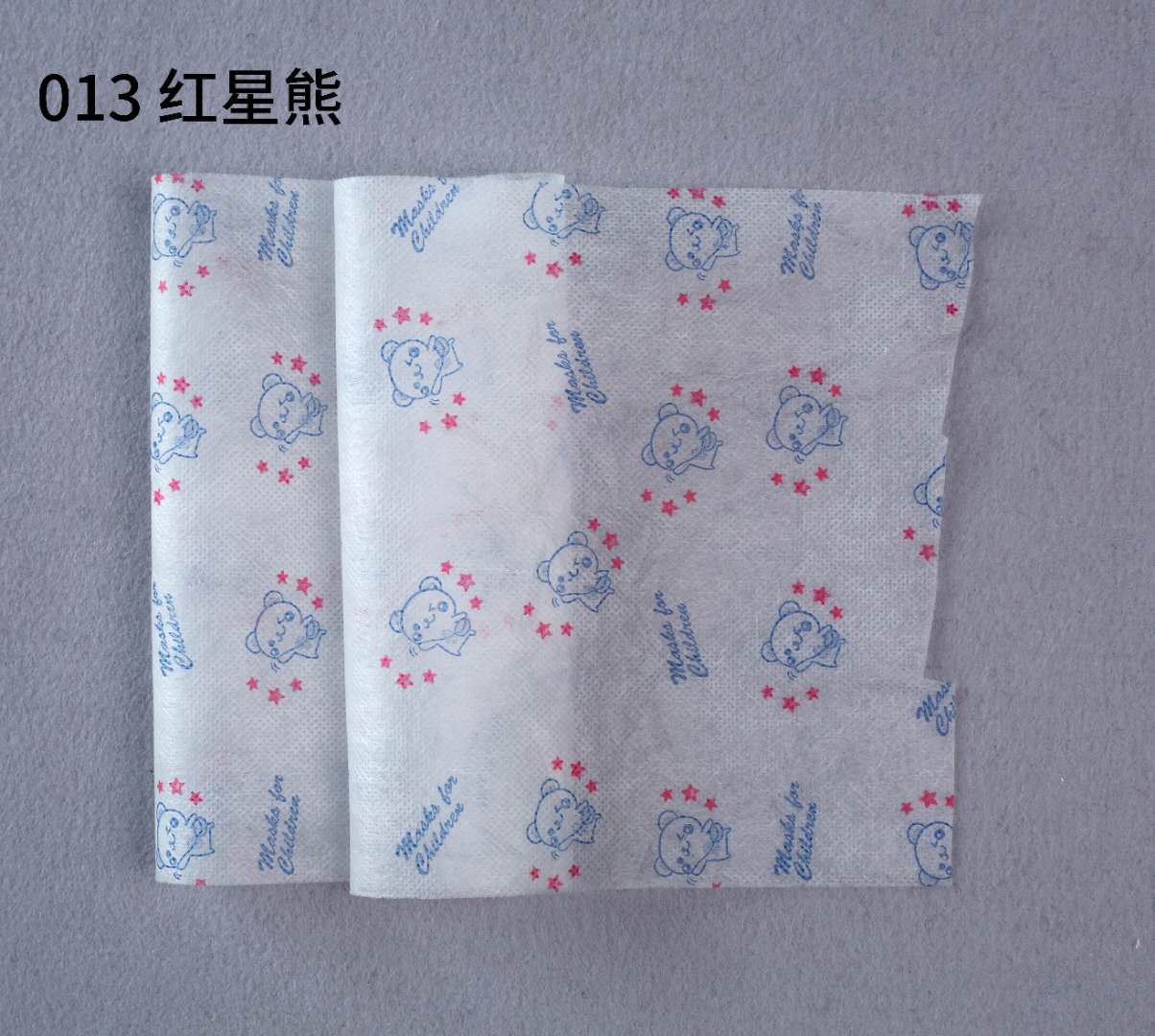 Sustainable Packaging Solution Colorful Printed Nonwoven Roll with 100% Polypropylene