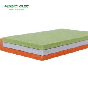 Wholesale Green Sound Absorbing Wall Panels Flame Resistance For Soundproofing Efficiency from china suppliers