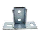Carbon Steel Galvanized Strut Channel Fittings RGD Strut Pipe Clamps Post Bases
