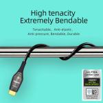 8k HDR Optical HDMI Cable 48G EARC Active Aluminum Zinc HDMI Cable