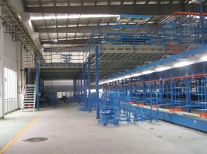 Wholesale Blue / Grey Industrial Mezzanine Floors With Double / Triple Levels , 500kg - 1000kg from china suppliers