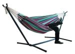 Steel Hammock Stand for Outdoor Bedroom 550-Pound Capacity and Carry Bag
